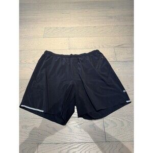 Lululemon Precise Shorts Mens XL 7" Inseam Black Unlined Lightweight Linerless
